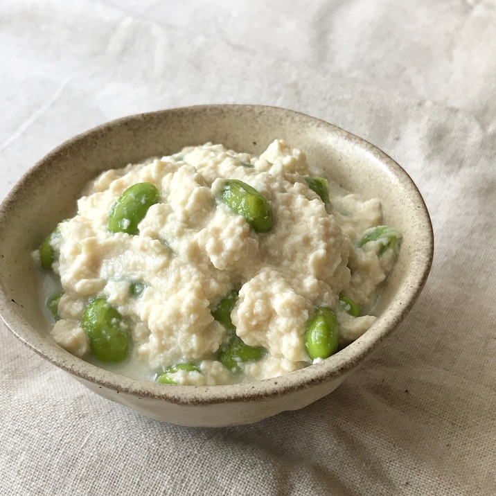 枝豆の豆腐和え